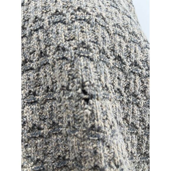 Bill Blass Sweater Mens XL Beige Gray Textured Knit Crewneck Pullover USA - Picture 4 of 4